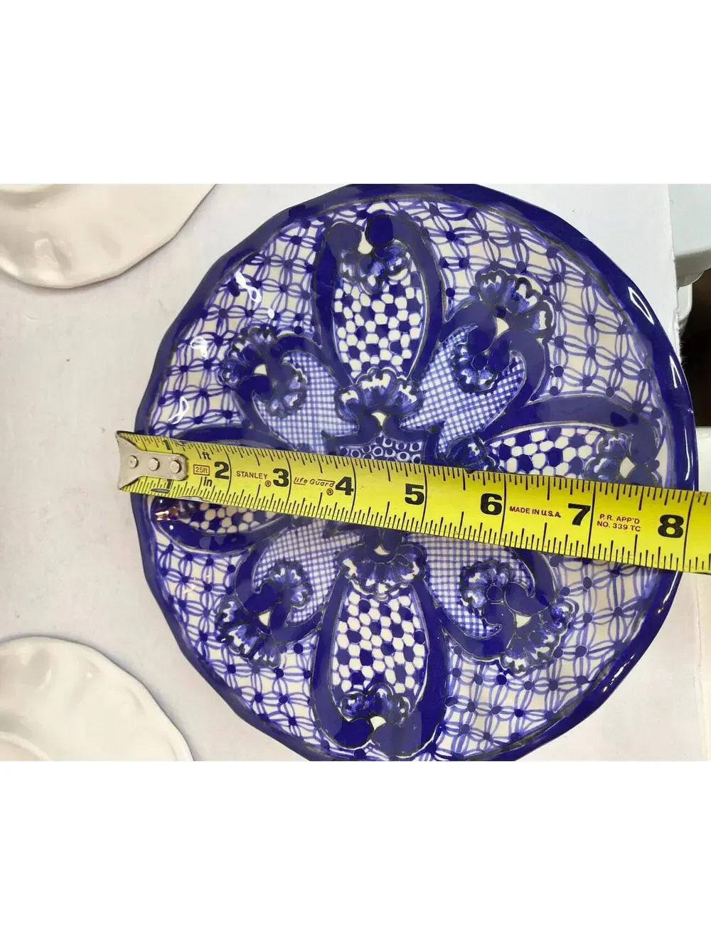 Pottery Barn Del Sol Melamine Salad Plates Mixed Pattern Set of 4 Multicolor